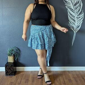 Shein Ruffle Wrap Skirt